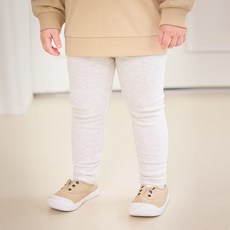 mollimelli 兒童款小熊刷毛羅紋內搭褲