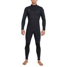 O'NEILL 男款 Hyperfreak Fire 背部拉鍊 全身式 內刷毛 防寒衣 4 / 3mm 5516OA, BLK