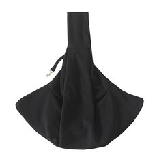 반려동물 울 면 슬링백, 블랙, 1개