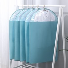 Funny Bell 西裝款防污不織布一般衣物防塵套 天空藍, 5個, 1入
