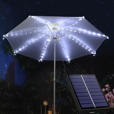 VISANG 太陽能陽傘燈, 白光