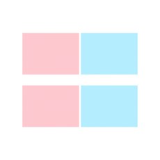 대한 투톤 양면 배경지, 단일상품(컬러 601), 4개
