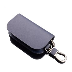 URBAN CAR 手工皮革鑰匙圈, 海軍藍, 單一商品