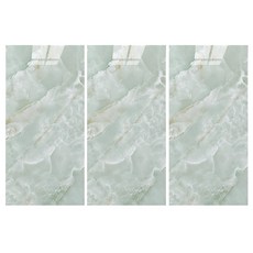 쿼르디 3D 대리석 타일시트지 3p, 사파이어