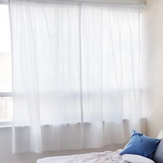 CASA VERDE Mon 棉布遮蔽簾 長窗型, 白色