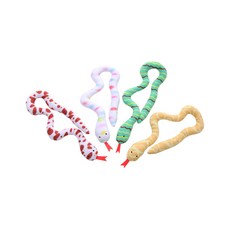 carno 長蛇造型寵物玩具, 隨機發貨, 4個