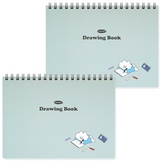 moong9 5000 Boba繪圖本 薄荷色, B5, 2個