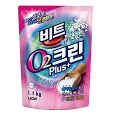 Beat O2 Clean Plus 漂白粉 氧系漂白 含小蘇打 色彩護理酵素, 1.4kg, 1袋