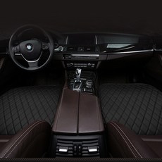 URBAN CAR 車用3D前座坐墊, 2個, 全黑色