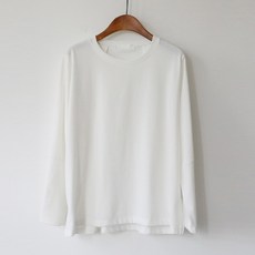 바네사빈 여성용 소매핀턱 뒷주름 절개 티셔츠 v00402