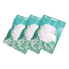 오픈스페이스 덴탈 일회용 저자극 치실, 7.7cm, 100개입, 3개