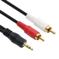 엠비에프 스테레오 1ST 2RCA 케이블 3.5mm, MBF-SR1000M, 1개