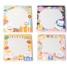 Indy K Poppy 文具便箋紙 4 x 2p 套組, 1套, 購物、文具、海景、太空旅行