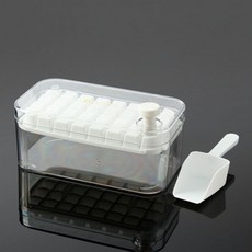 Yogomoji 矽膠製冰盒 32格套組, 1套, 白色