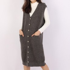 Murielle 日常基本款長版針織背心