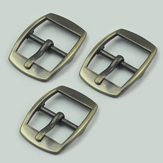 MaDaKkuMi 包包背帶裝飾 DIY手工藝 H型扣環 19mm 3入, 古銅金色(扣環), 1套