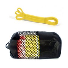 런웨이브 풀업밴드 1단계 + 논슬립 요가 타올, 옐로우(풀업밴드), 랜덤발송(요가타올), 1개