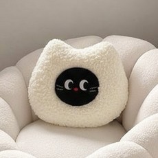 德普羅商務 Homeflow 貓咪靠背 室內裝飾 禮物 小物 抱枕, 白貓