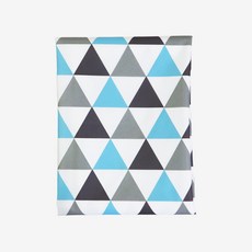 Derhappy 雙面印花防水布料, Nordic Triangular Light Sky, 1入