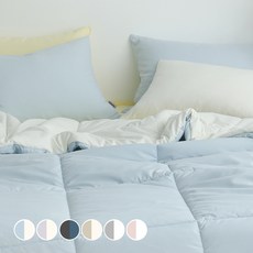 아망떼 뉴데이즈2 세미마이크로 리버시블 슬림 차렵이불 패드 세트