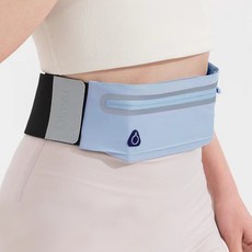 인앤캠핑 벨크로 등산 낚시 반사 고급형 러닝벨트, 블루, 1개