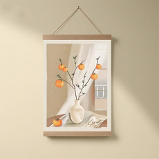 바이데 트렌디한 디자인의 두꺼비집 배전함 가리개 그림 행잉 포스터, 플라워타입 B