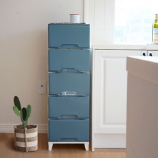 보노하우스 위클리 서랍장, 네이비, 5단