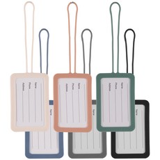 FLaITO 矽膠粉彩行李牌 6色入