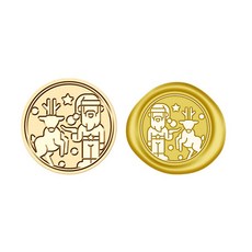 Mihwabujang 聖誕節封蠟印章 封蠟火漆印章, 05 SD_041, 1個