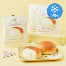 노티드 시그니처 우유 생크림빵 (냉동), 140g, 1개, 3개입
