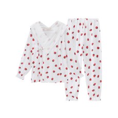 草莓大尺碼孕婦睡衣組