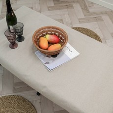 픽홈 캠핑 테이블 식탁보, 무지 브라운