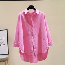 MarketA 女性毛圈棉長袖襯衫