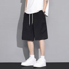 Starbean 男士褶皺休閒短褲