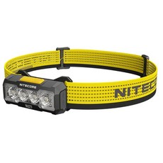 NITECORE 奈特科爾 NU27 超輕量三色溫戶外頭燈, MCT UHE LEDs, 600流明, 56克, 黑色, 1個