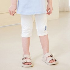 mollimelli 兒童Miko卡通人物夏季七分內搭褲