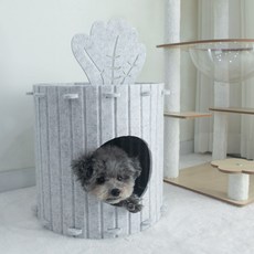 DING DONG PET 寵物拔蘿蔔藏食屋, 灰色, 1個