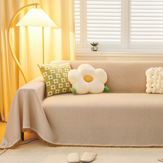 테이아 프렌치풍 타월감성 소파커버, 카키, 1개