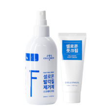 셀로몬 발각질제거제 200ml + 풋크림 50ml, 1세트