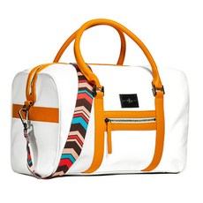 DEX Pajo 白線波士頓包, 白+黃