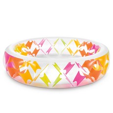 INTEX 圖案印花圓形充氣游泳池, 混色