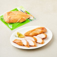 퀸덕 참숯으로 구워낸 훈제 닭가슴살, 220g, 1개, 1개입