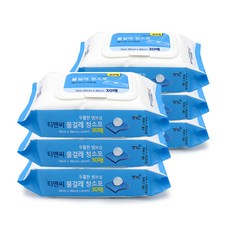 티엔씨 물걸레 청소포 30매, 6개