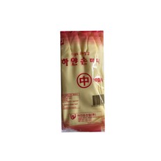 HAYANSON 迷你橡膠手套, 10個, 中(M), 象牙白