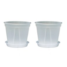 핫데이썸 화분 슬릿분 받침대 화분, 투명, 2개