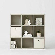 한샘 샘 시공 책장 방문설치, 그레이, 3단