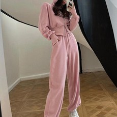 I'M MONG 女款Rekpa連帽拉鍊運動套裝