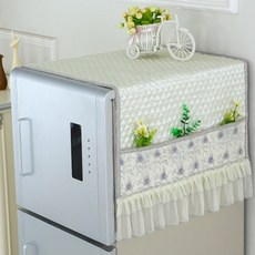 Pairing 洗衣機冰箱鋪棉防塵蓋罩, 灰色