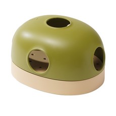 圓頂型多功能孔洞貓玩具 RD_1635, 綠色, 1個