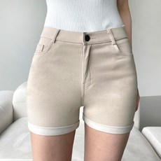 JAL BBA JEAN 女款反摺緊身短褲